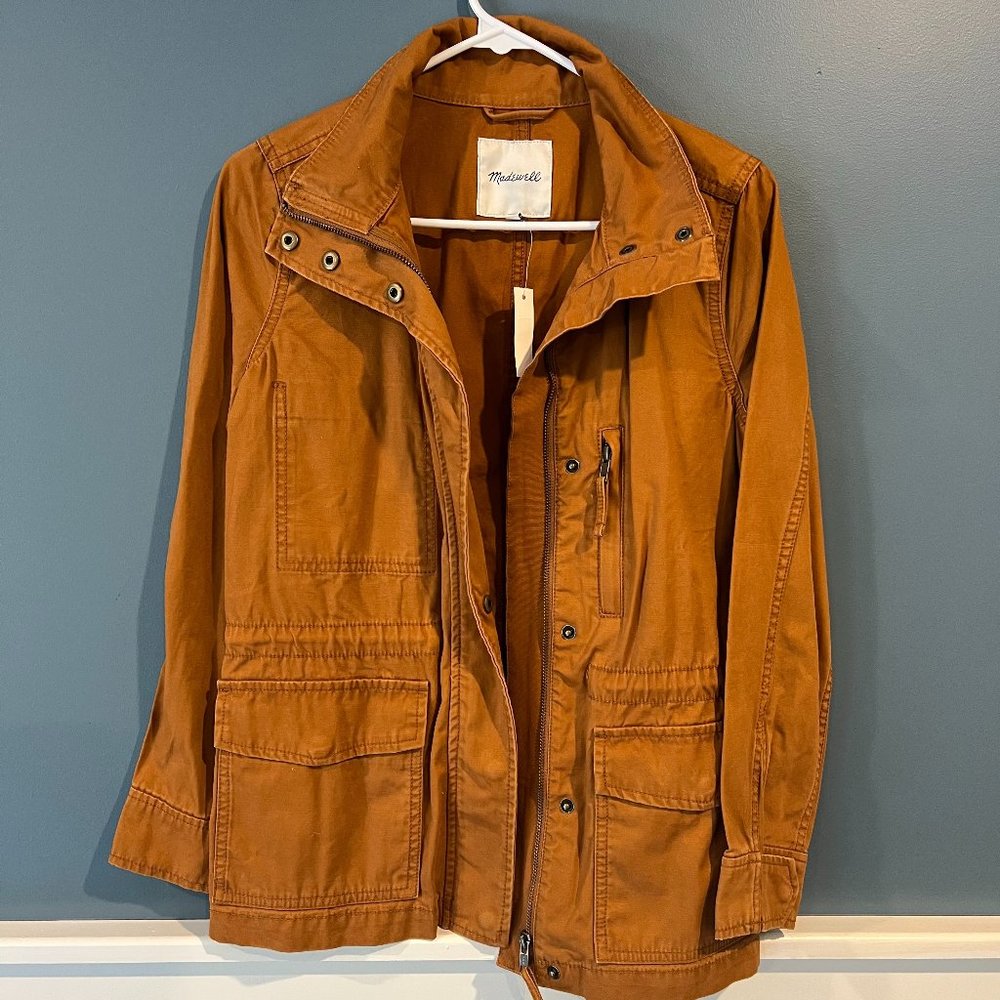 Madewell Passage Jacket in Orange-Brown, X-Small (New!)